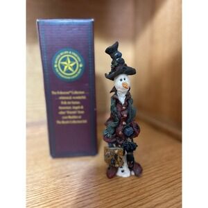 Boyds Bears & Friends Folkstone Collection Northbound‎ Willie Snowman Figurine